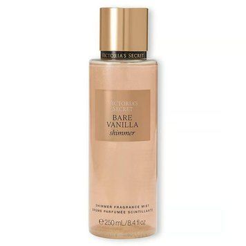 Фото Жіночий парфумований спрей для тіла з шиммером Victoria's Secret Bare Vanilla Shimmer 250 мл &ndash; аромат ванілі та кашеміру з блискітками 2206354210,
