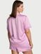 Фото Жіноча сатинова піжама Victoria&rsquo;s Secret Short Satin Pajama Set рожева з шортами, розмір S 100212, вид 3,