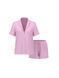 Фото Жіноча сатинова піжама Victoria&rsquo;s Secret Short Satin Pajama Set рожева з шортами, розмір XS 100213, вид 2,