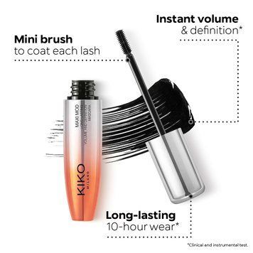 Фото Туш для вій з ефектом об'єму Kiko Milano Maxi Mod Mascara 2556675457,