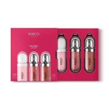 Фото Набір блисків для губ Kiko Milano Glossy lip Set 3*6,5мл 99957141,