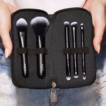 Фото Набір кистей для нанесення макіяжу Kiko Milano Travel Kit 5 шт 2471370856,