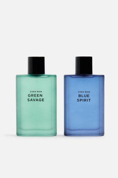 Фото Чоловіча туалетна вода Zara Green Savage + Blue Spirit 2&times;90 мл &mdash; свіжі цитрусово-амброві аромати для сучасного чоловіка 2046511682,