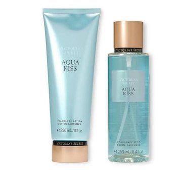 Фото Набір Victoria&rsquo;s Secret Aqua Kiss &mdash; парфумований лосьйон для тіла 236 мл + парфумований спрей 250 мл 000142,
