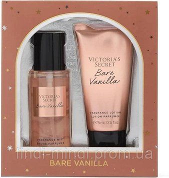 Фото Парфумований набір Victoria's Secret Bare Vanilla Duo Міст 75мл + Лосьйон 75мл 2489088356,