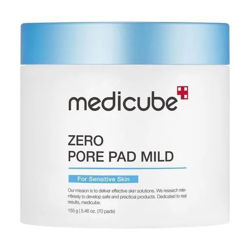 Фото Пілінг-диски для обличчя Medicube Zero Pore Pads Mild для очищення та звуження пор 70 шт  100205,